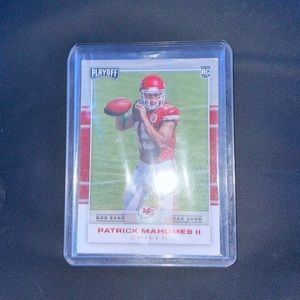 Patrick Mahomes playoff rookie card
